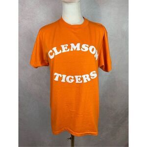 Vintage 90s Clemson Tigers Single Stitch T Shirt Men’s Size Large